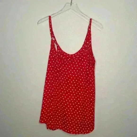 Torrid Red and White Heart Strappy Tank Cami 3 3X 22/24 - Picture 8 of 8